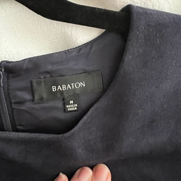 Babaton faux leather navy blue size M - Picture 4 of 7
